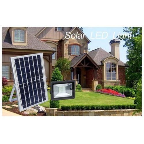 Proiector LED SMD 60 W cu panou solar IP66