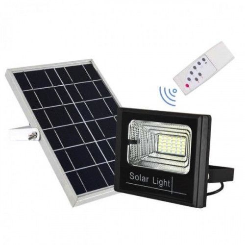 Proiector Solar LED , 25W , Panou Solar Inclus si Telecomanda cu Functii Multiple