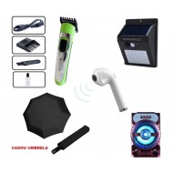 PROMOTIE IMBATABILA! LAMPA SOLARA + MASINA DE TUNS + CASCA BLUETOOTH i7 + BOXA BLUETOOTH + CADOU UMBRELA, TOTUL LA DOAR 124.90 LEI!