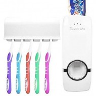 1+1 Gratis: Dozator automat pasta de dinti + Cadou: Suport de periute