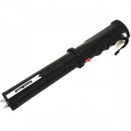 Electrosoc tip baston cu lanterna pentru autoaparare