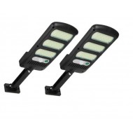 Set 2 Lampi solare cu panou solar, senzor de miscare si lumina