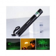 Laser puternic verde 3D, cu acumulator 18650 - raza 10 km, cu proiectii si zoom