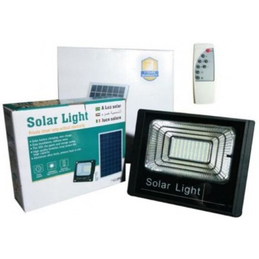 Proiector LED SMD 150 W cu panou solar IP67